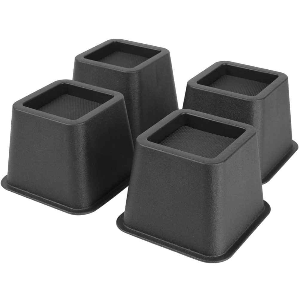Black Furniture Risers Set of 4